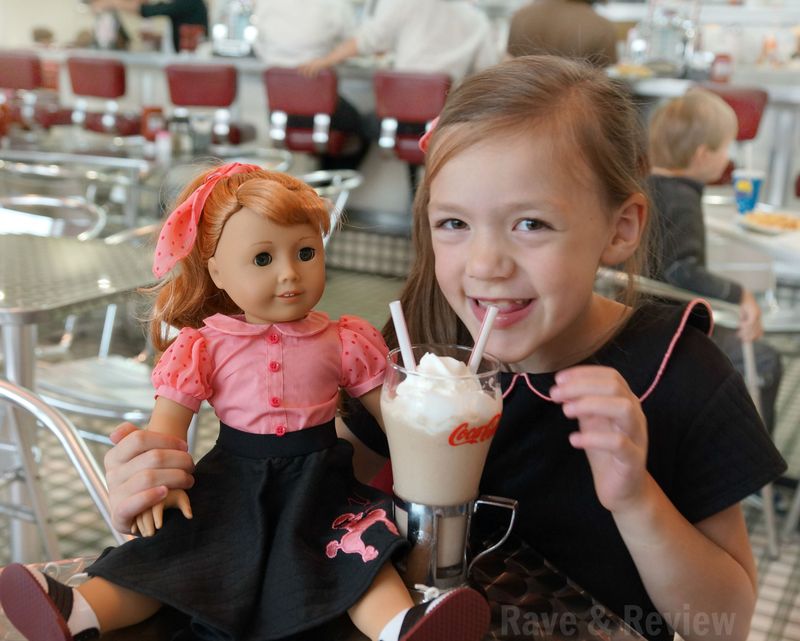 50s diner milkshake with Maryellen